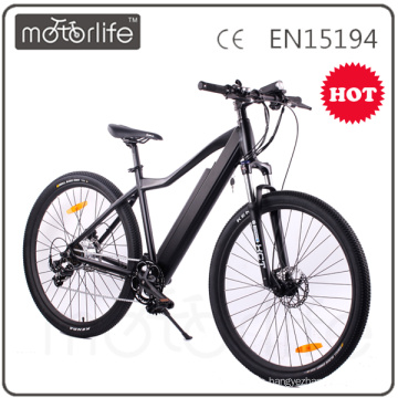 MOTORLIFE / OEM marca EN15194 CE probado 2017 nueva bicicleta de montaña eléctrica